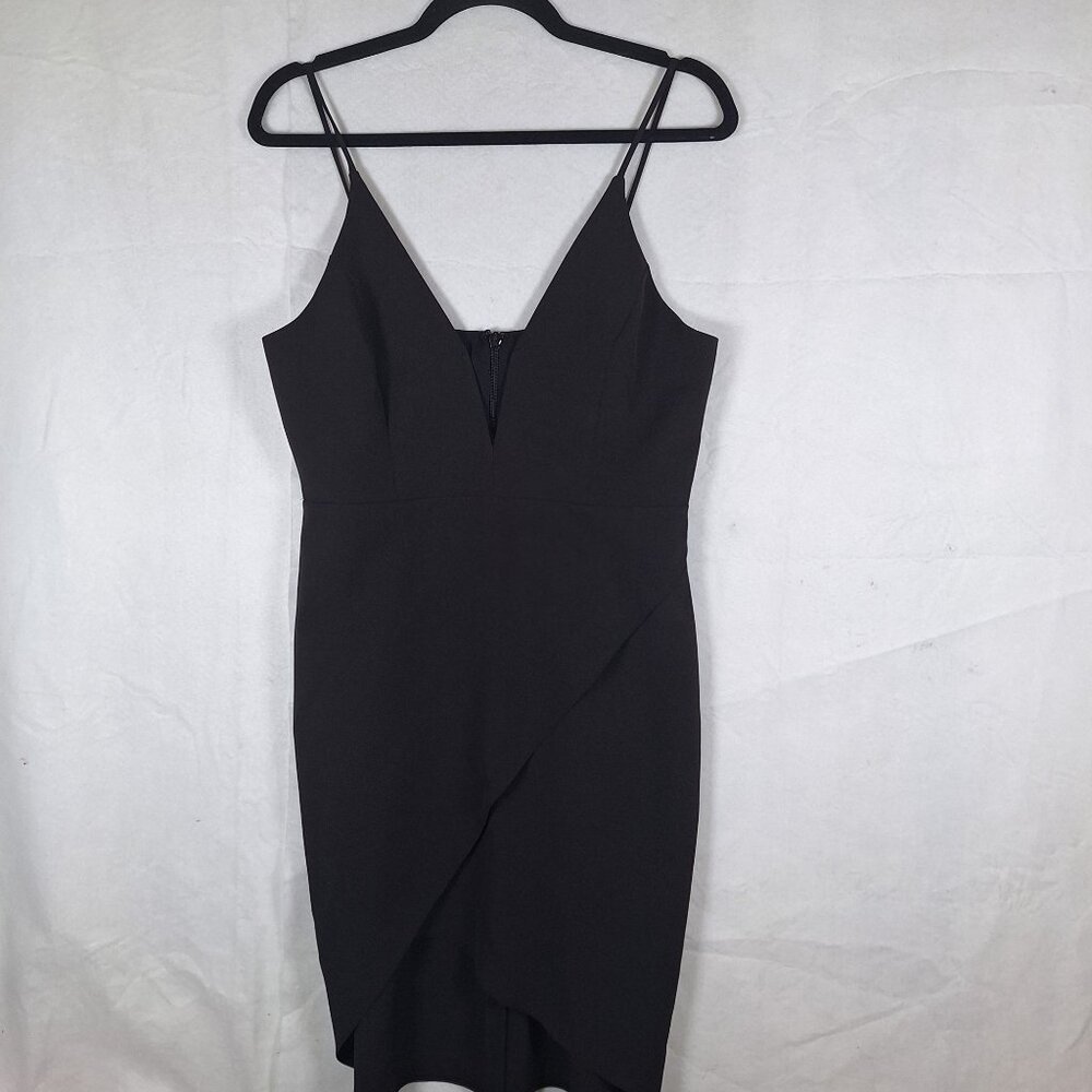 Top Shop Spaghetti strap black dress size 8